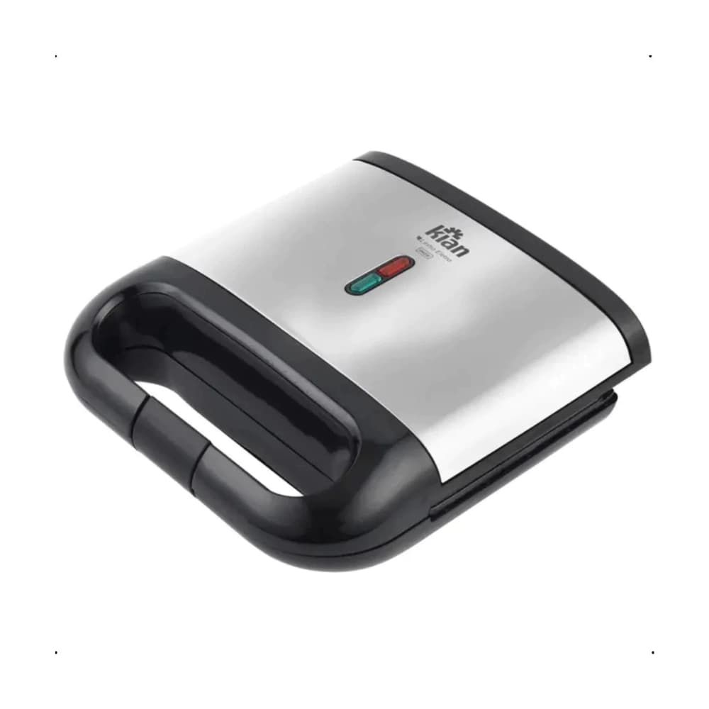 Sanduicheira Elétrica 2 em 1 Grill + Tostadeira Antiaderente Inox Fácil de Limpar 750W 127V